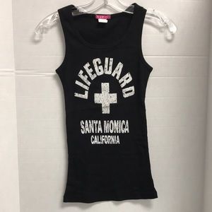 Santa Monica Lifeguard tank top
